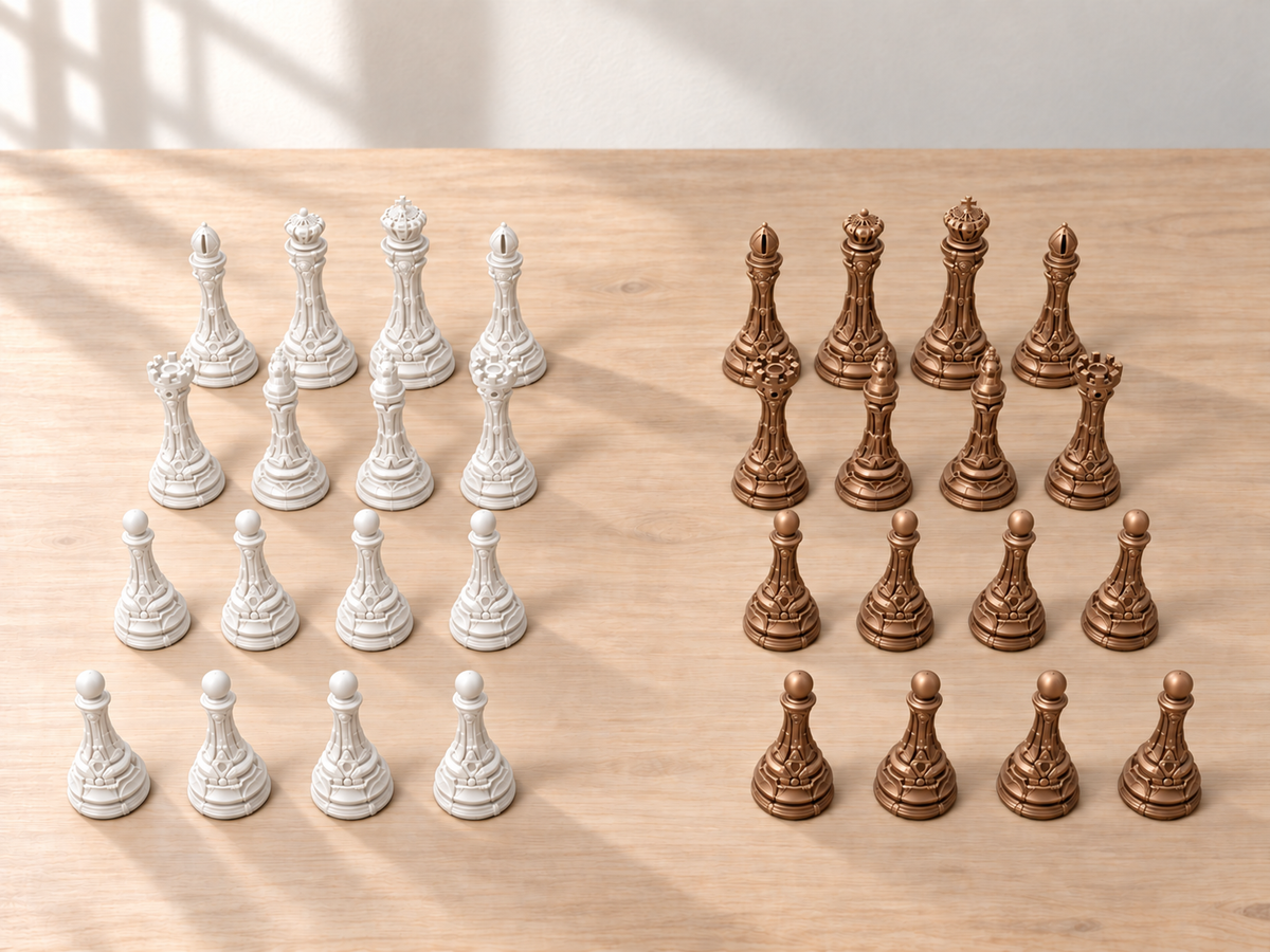 Halo-Engine Atelier – Schachfigurenset mit 32 Figuren – Ansicht 13
