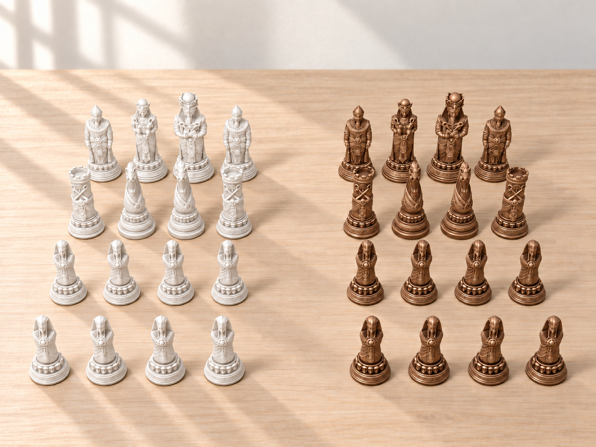 Eternal Dynasty – Schachfigurenset mit 32 Figuren – Ansicht 13