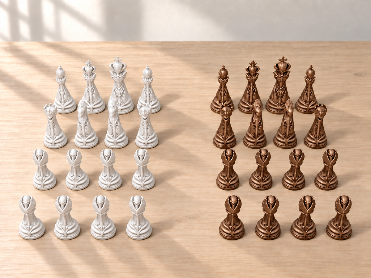 Alien Genesis – Schachfigurenset mit 32 Figuren – Ansicht 13