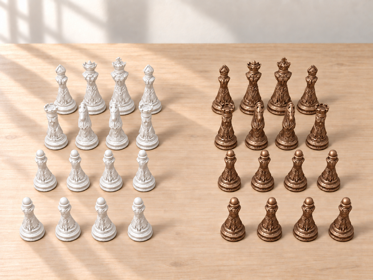 Cybercore Prime – Schachfigurenset mit 32 Figuren – Ansicht 13