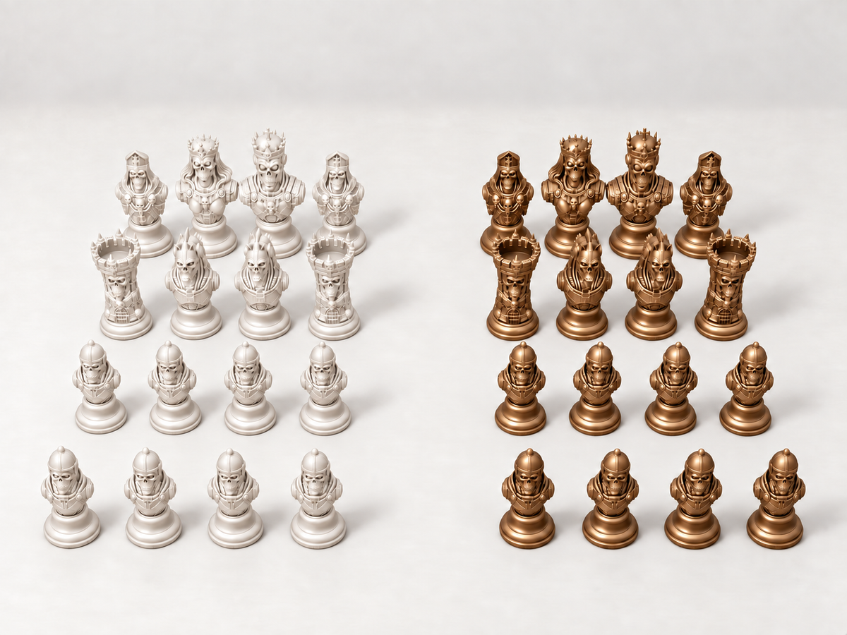 Dominion of Bone & Steel – Schachfigurenset mit 32 Figuren – Ansicht 13