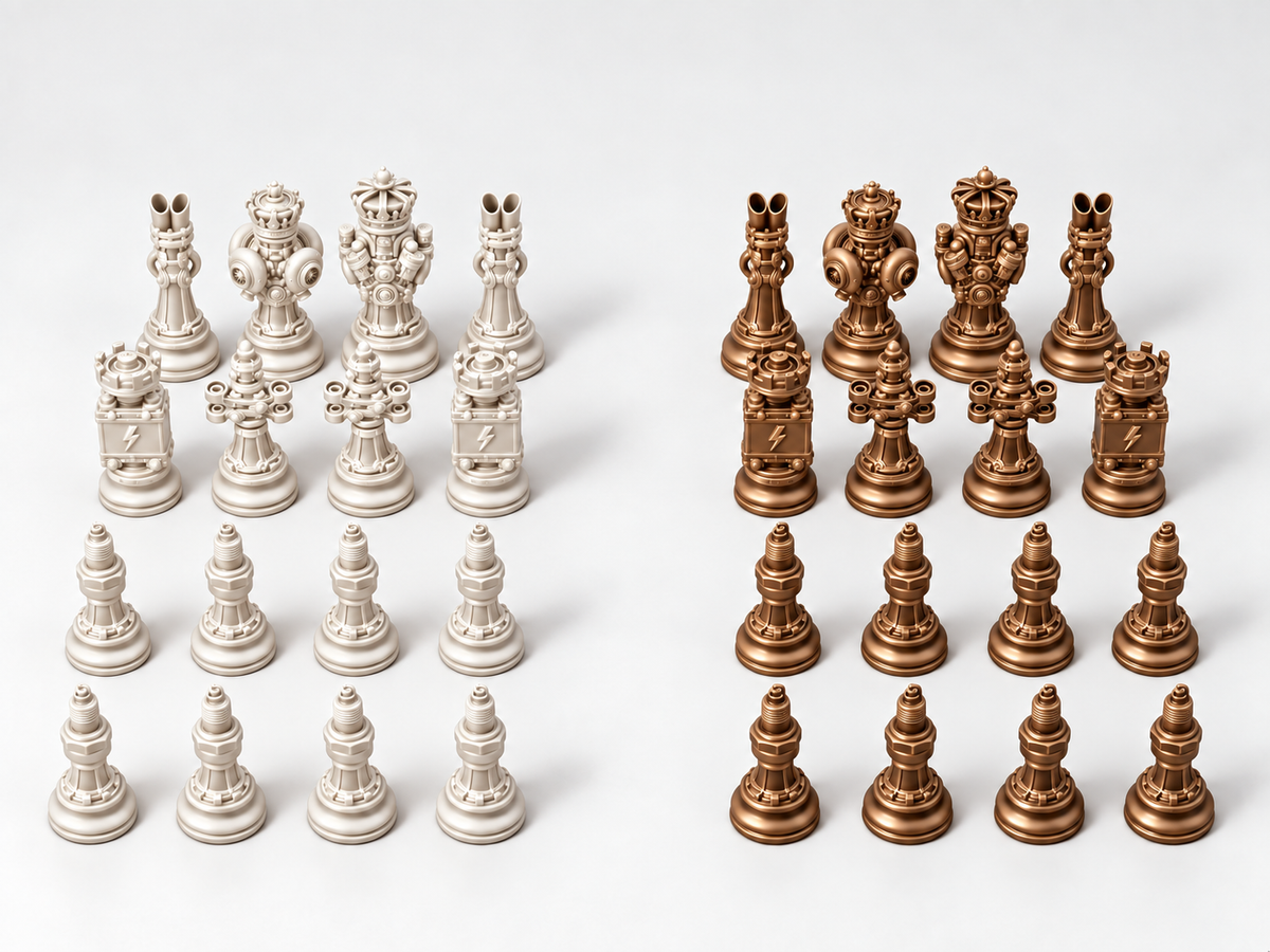 Carparts Legion – Schachfigurenset mit 32 Figuren – Ansicht 13