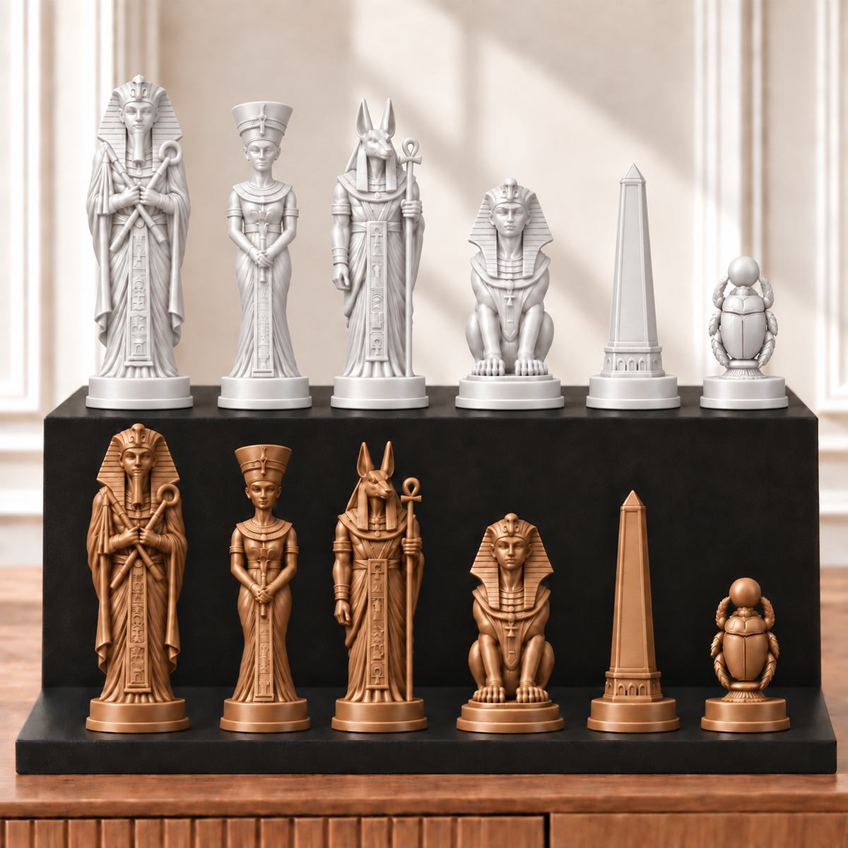 Altes Ägypten – thematisches Schachfigurenset mit 32 Figuren – Ansicht 13