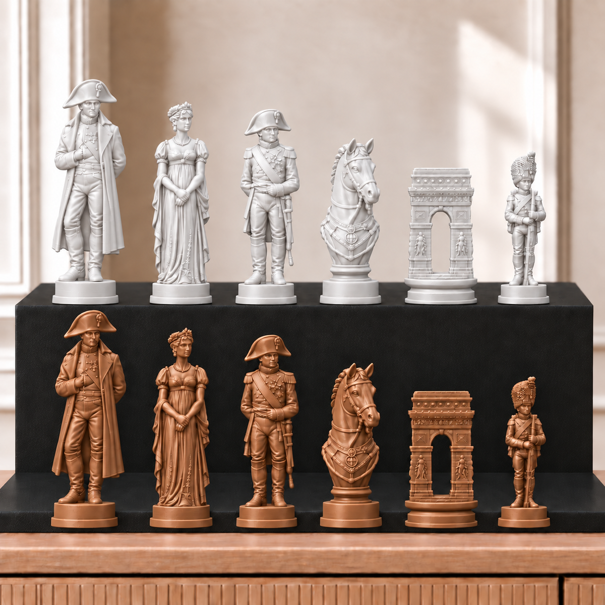 Napoleon – thematisches Schachfigurenset mit 32 Figuren – Ansicht 13