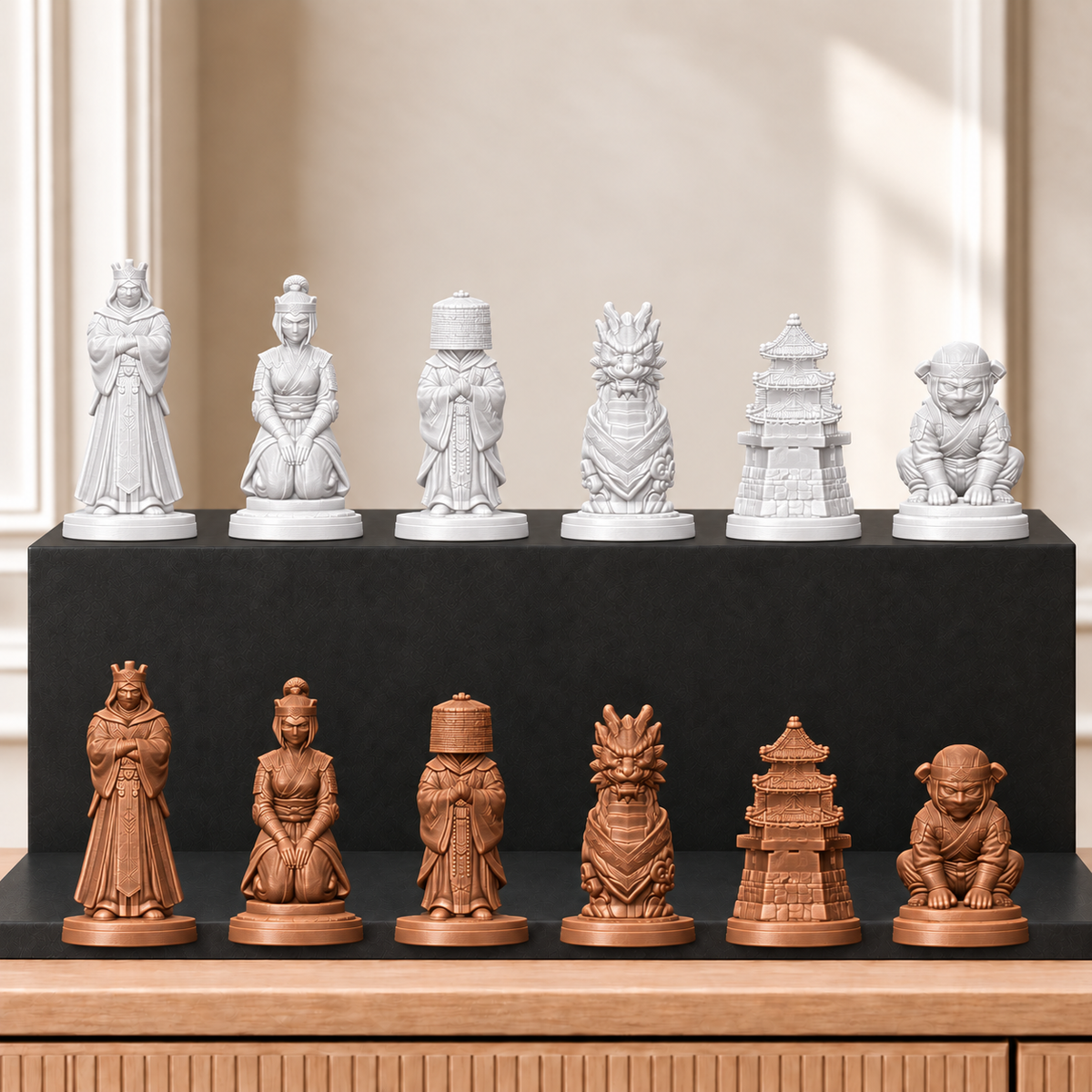 Ninja-Clan – thematisches Schachfigurenset mit 32 Figuren – Ansicht 13