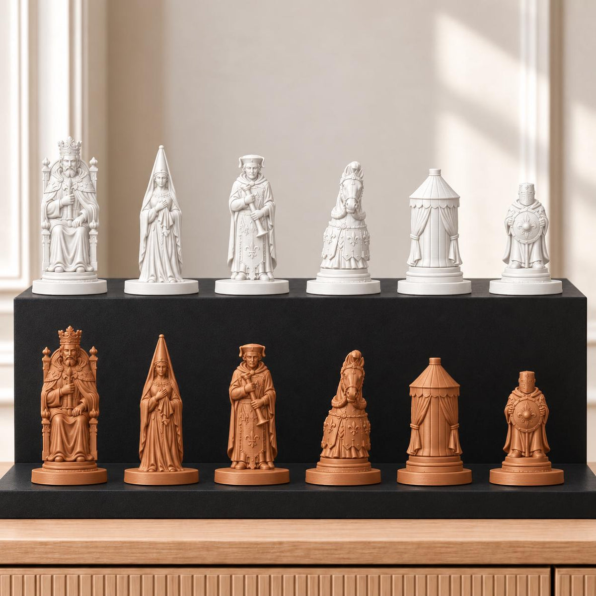 Ritterturnier – thematisches Schachfigurenset mit 32 Figuren – Ansicht 13