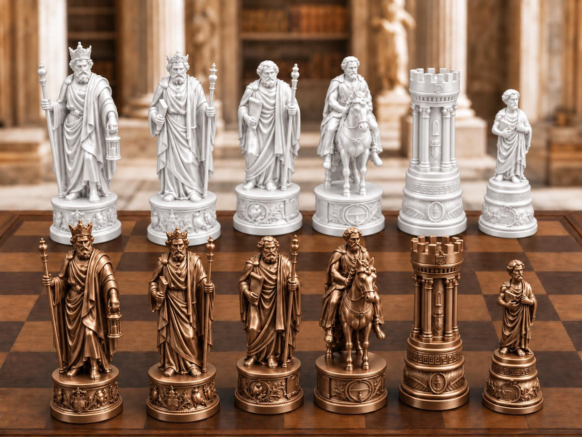 Philosophen-Schachfigurenset – komplett 32-teilig – Ansicht 13