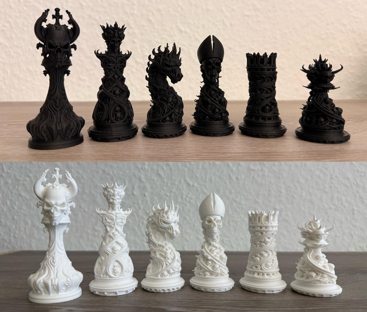 Gothic Ornamental Chess Set – Ansicht 4