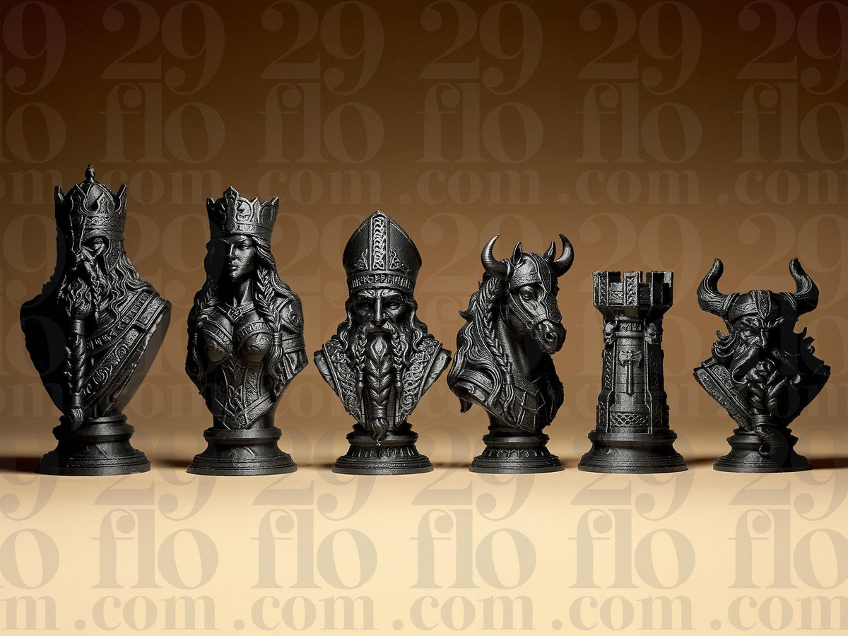 Wikinger Schachfiguren Set – Ansicht 3