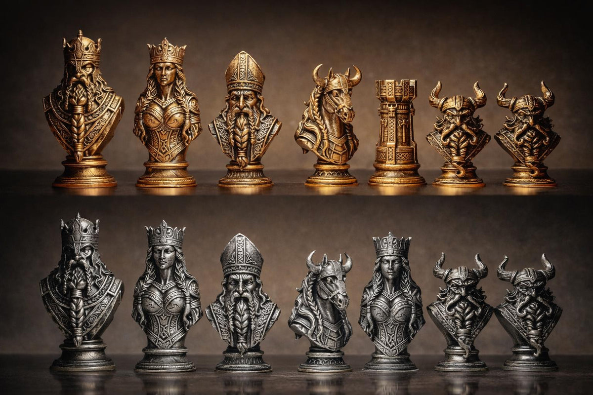 Wikinger Schachfiguren Set – Ansicht 10