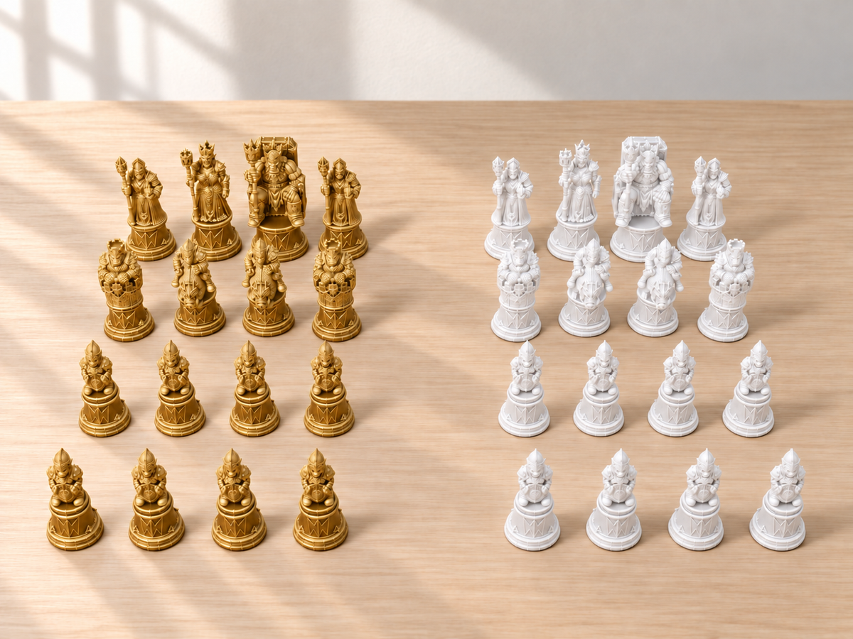 Orc-Crown Line – Schachfigurenset mit 32 Figuren – Ansicht 6