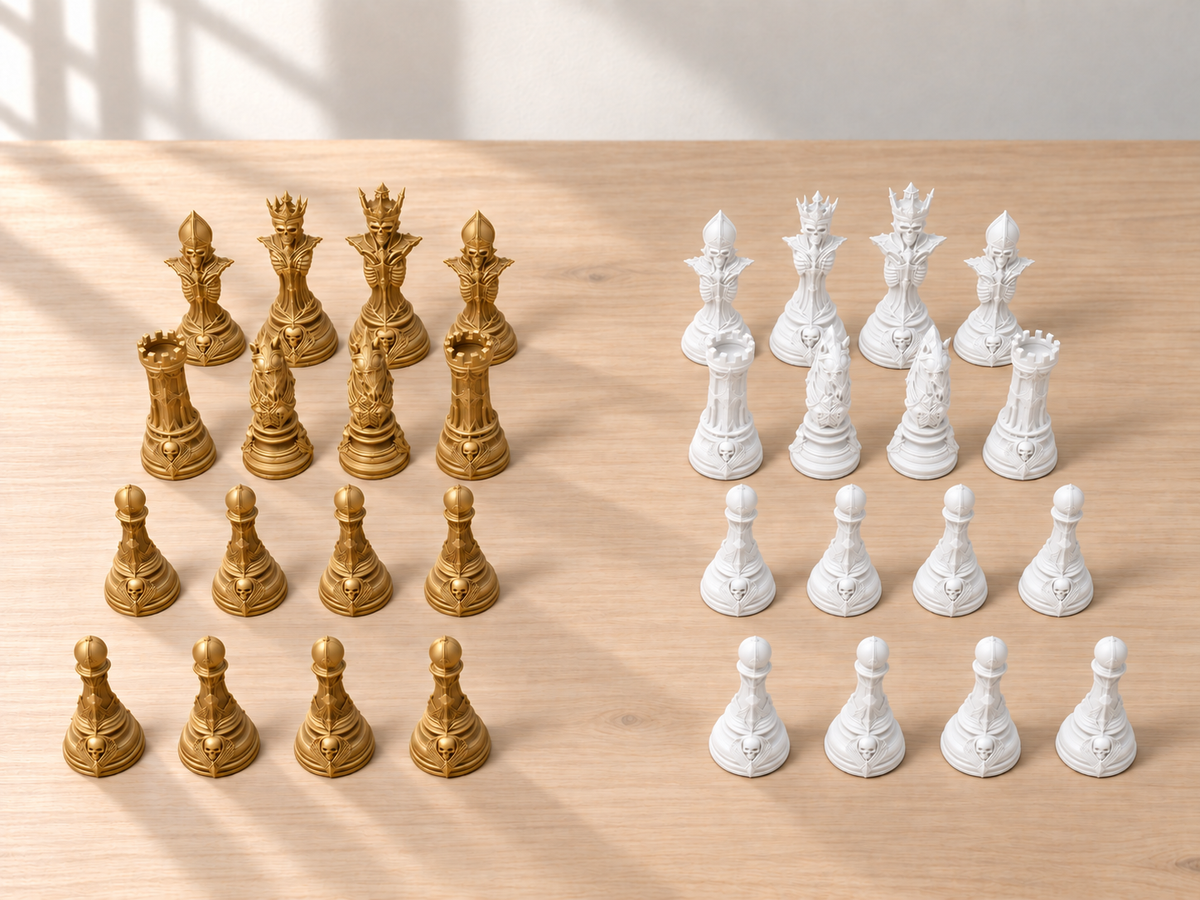 Grimm Hollow – Schachfigurenset mit 32 Figuren – Ansicht 6
