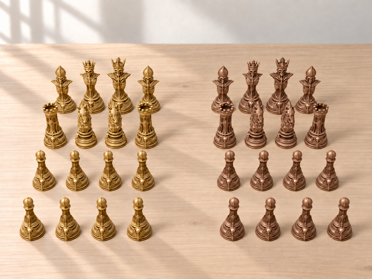 Grimm Hollow – Schachfigurenset mit 32 Figuren – Ansicht 7
