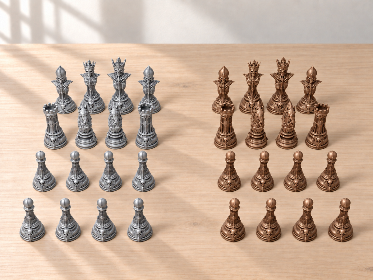 Grimm Hollow – Schachfigurenset mit 32 Figuren – Ansicht 10
