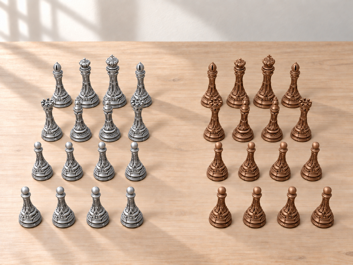 Halo-Engine Atelier – Schachfigurenset mit 32 Figuren – Ansicht 10