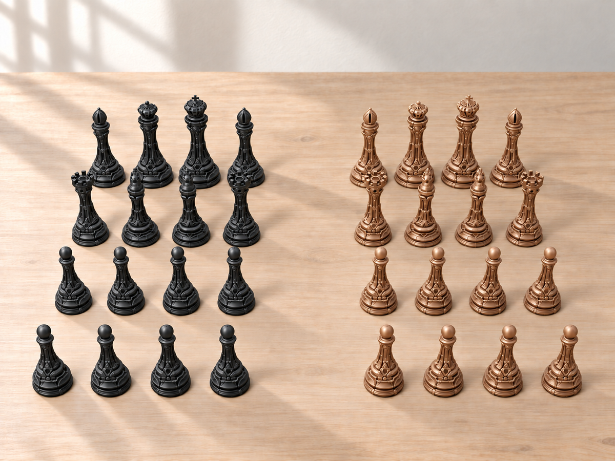 Halo-Engine Atelier – Schachfigurenset mit 32 Figuren – Ansicht 12