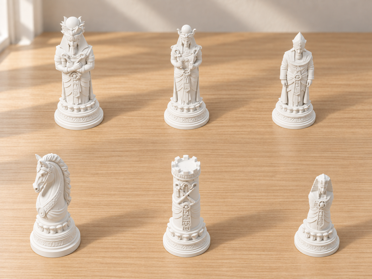 Eternal Dynasty – Schachfigurenset mit 32 Figuren – Ansicht 2