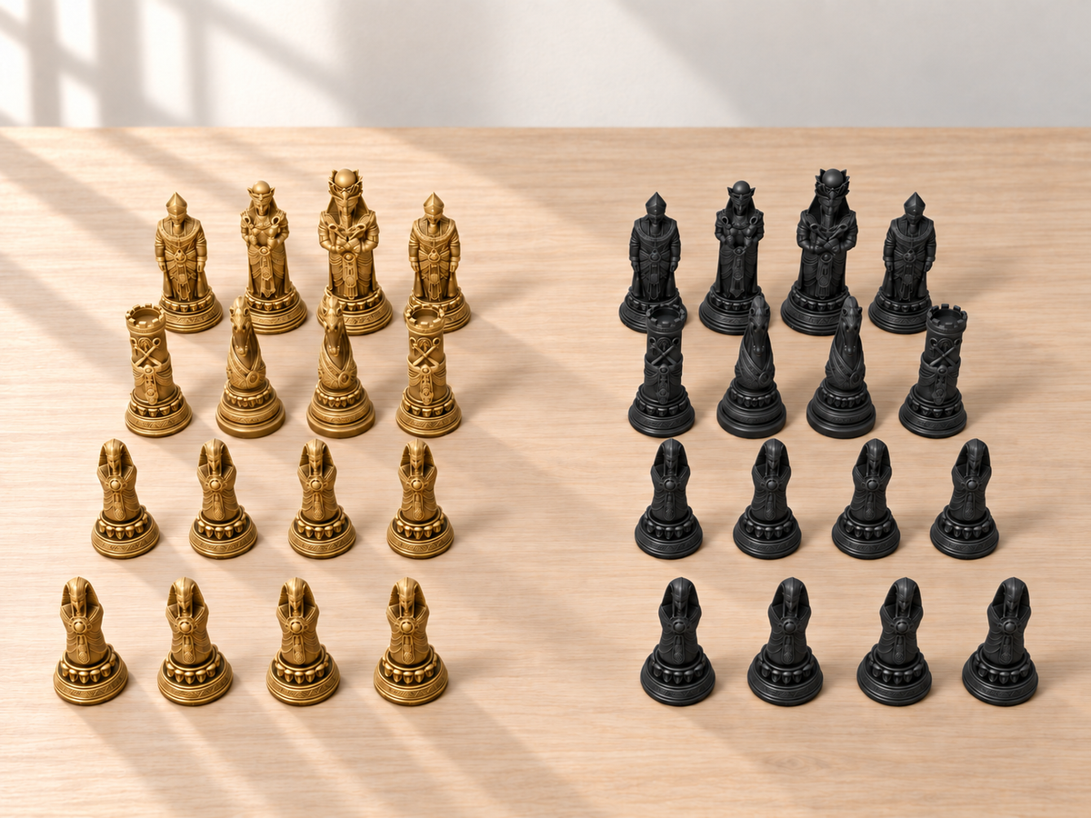 Eternal Dynasty – Schachfigurenset mit 32 Figuren – Ansicht 5