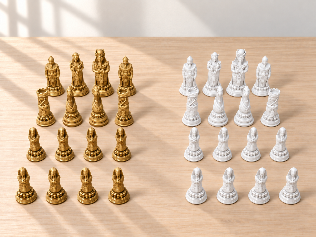 Eternal Dynasty – Schachfigurenset mit 32 Figuren – Ansicht 6