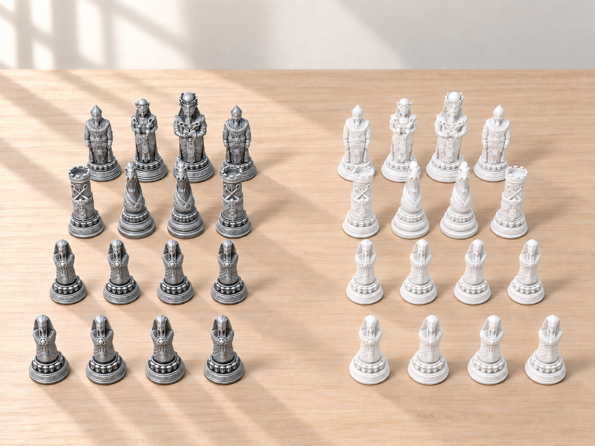 Eternal Dynasty – Schachfigurenset mit 32 Figuren – Ansicht 9