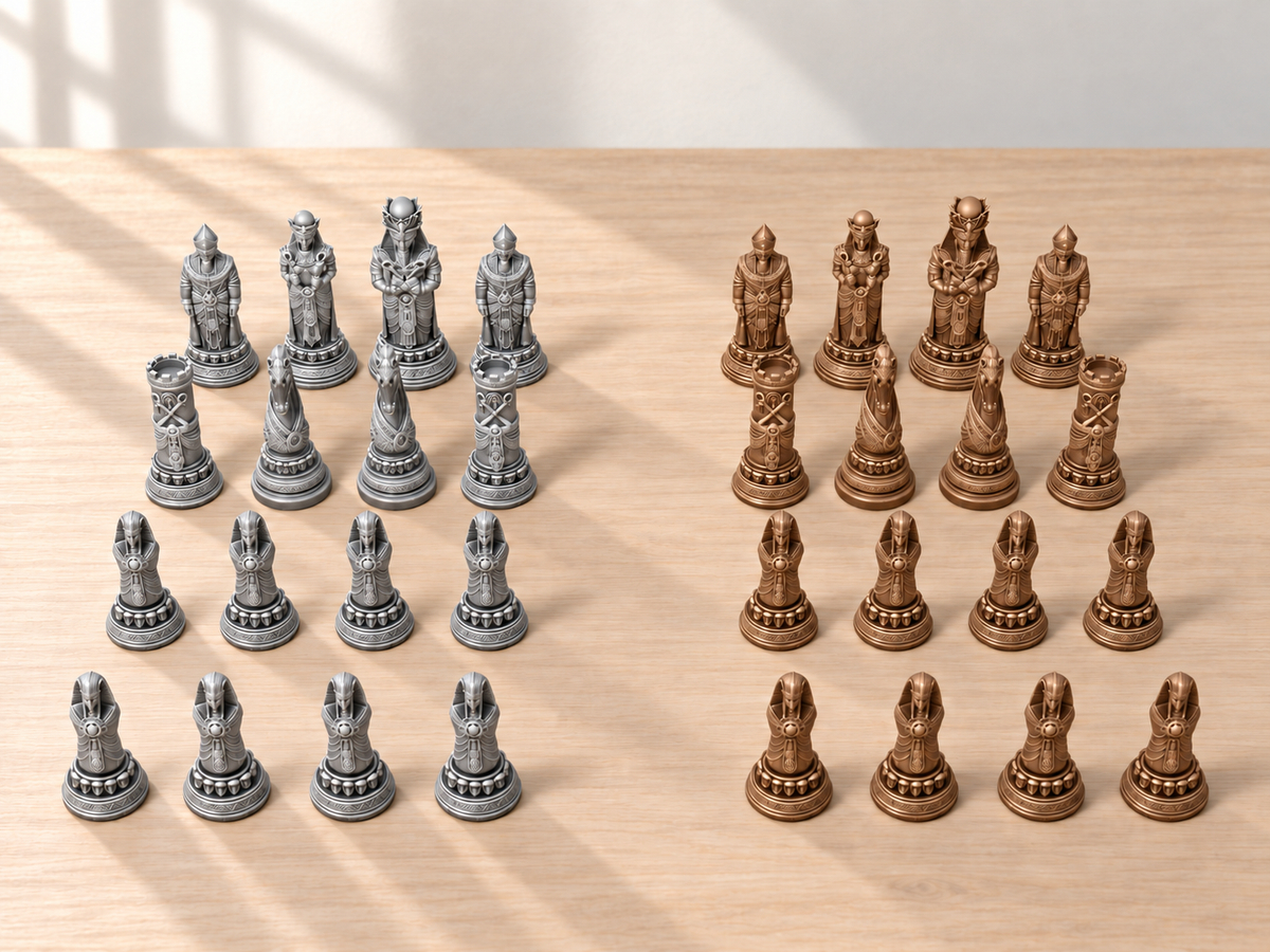 Eternal Dynasty – Schachfigurenset mit 32 Figuren – Ansicht 10