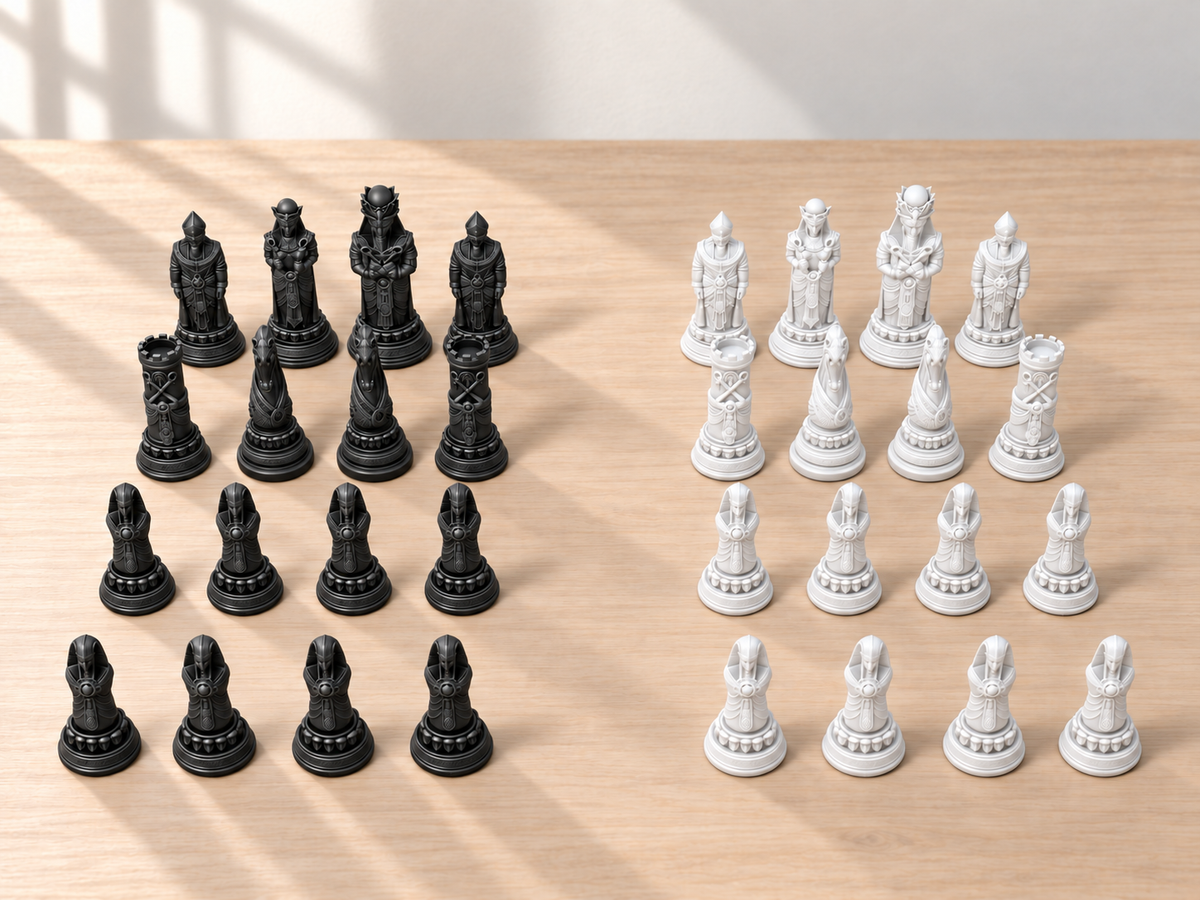 Eternal Dynasty – Schachfigurenset mit 32 Figuren – Ansicht 11