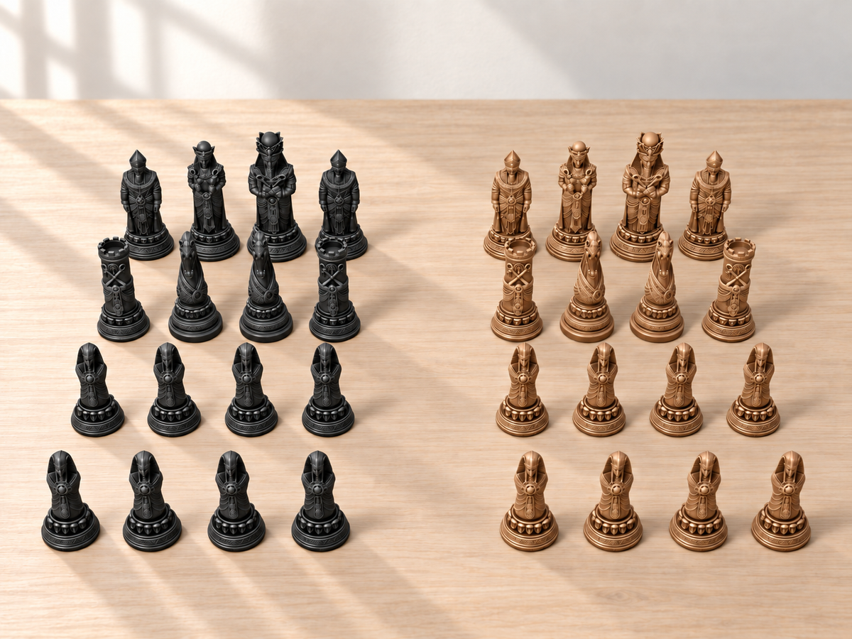Eternal Dynasty – Schachfigurenset mit 32 Figuren – Ansicht 12