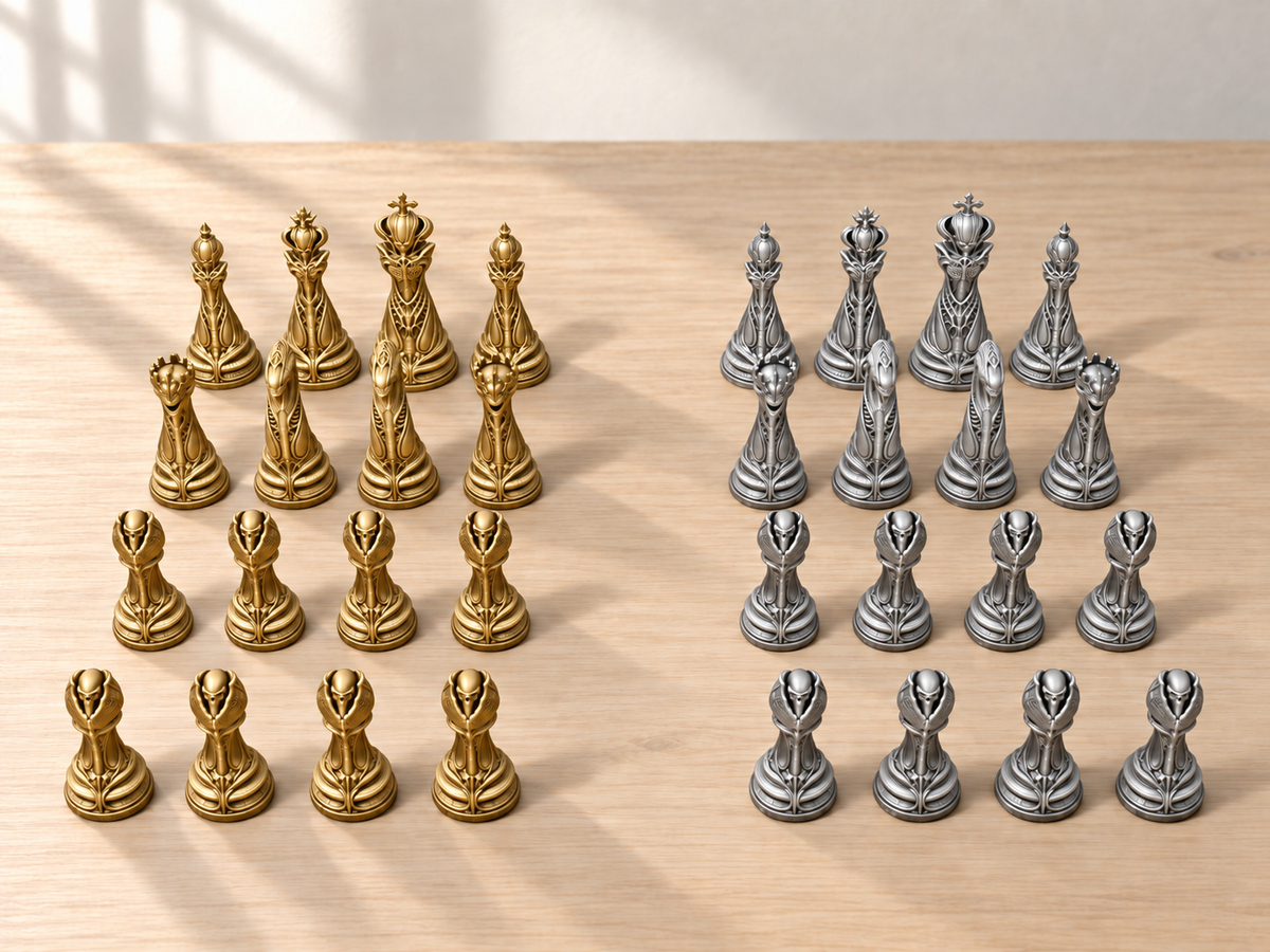 Alien Genesis – Schachfigurenset mit 32 Figuren – Ansicht 4