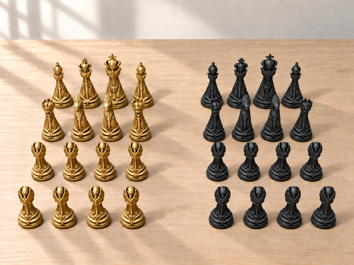 Alien Genesis – Schachfigurenset mit 32 Figuren – Ansicht 5