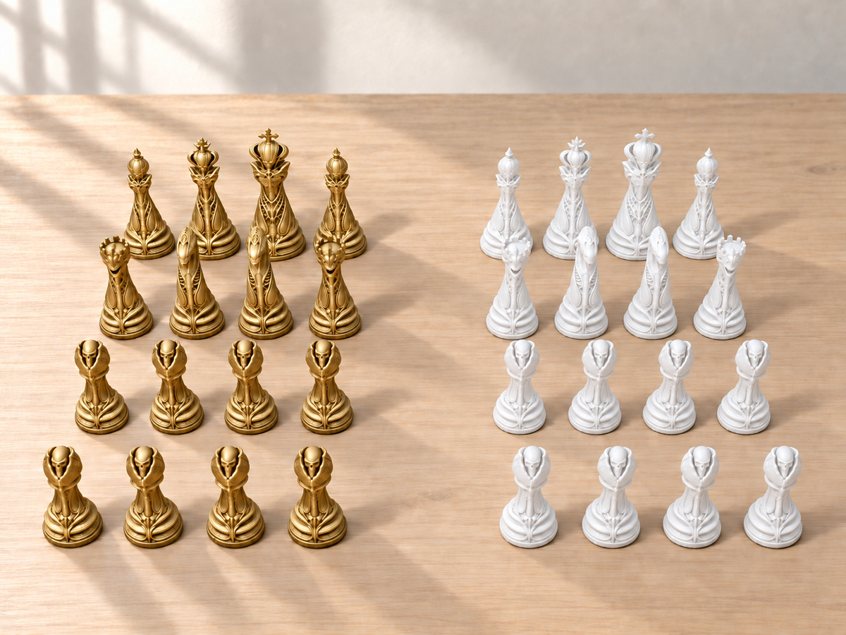 Alien Genesis – Schachfigurenset mit 32 Figuren – Ansicht 6