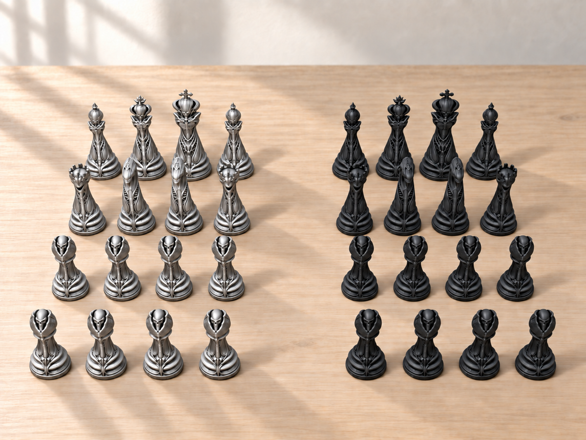 Alien Genesis – Schachfigurenset mit 32 Figuren – Ansicht 8