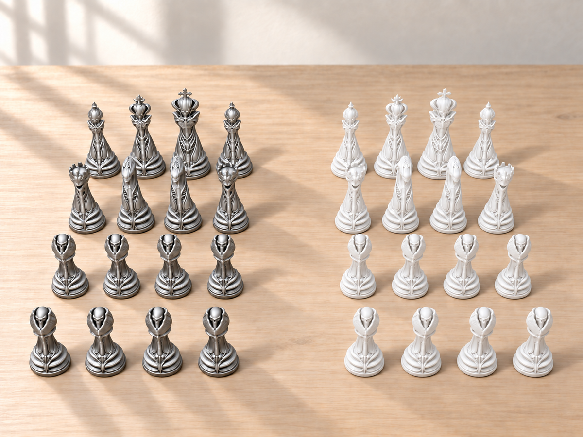 Alien Genesis – Schachfigurenset mit 32 Figuren – Ansicht 9