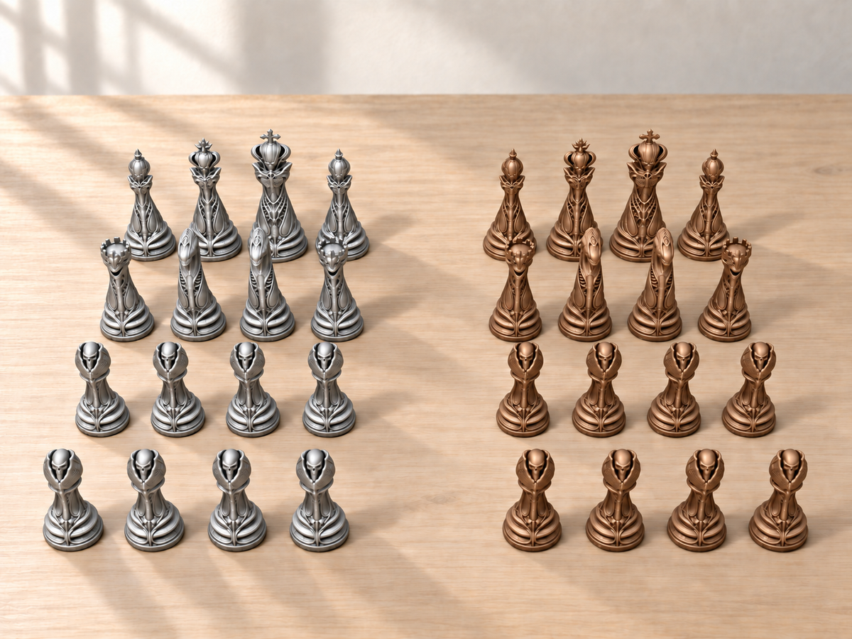Alien Genesis – Schachfigurenset mit 32 Figuren – Ansicht 10