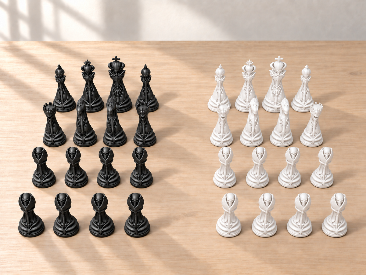 Alien Genesis – Schachfigurenset mit 32 Figuren – Ansicht 11