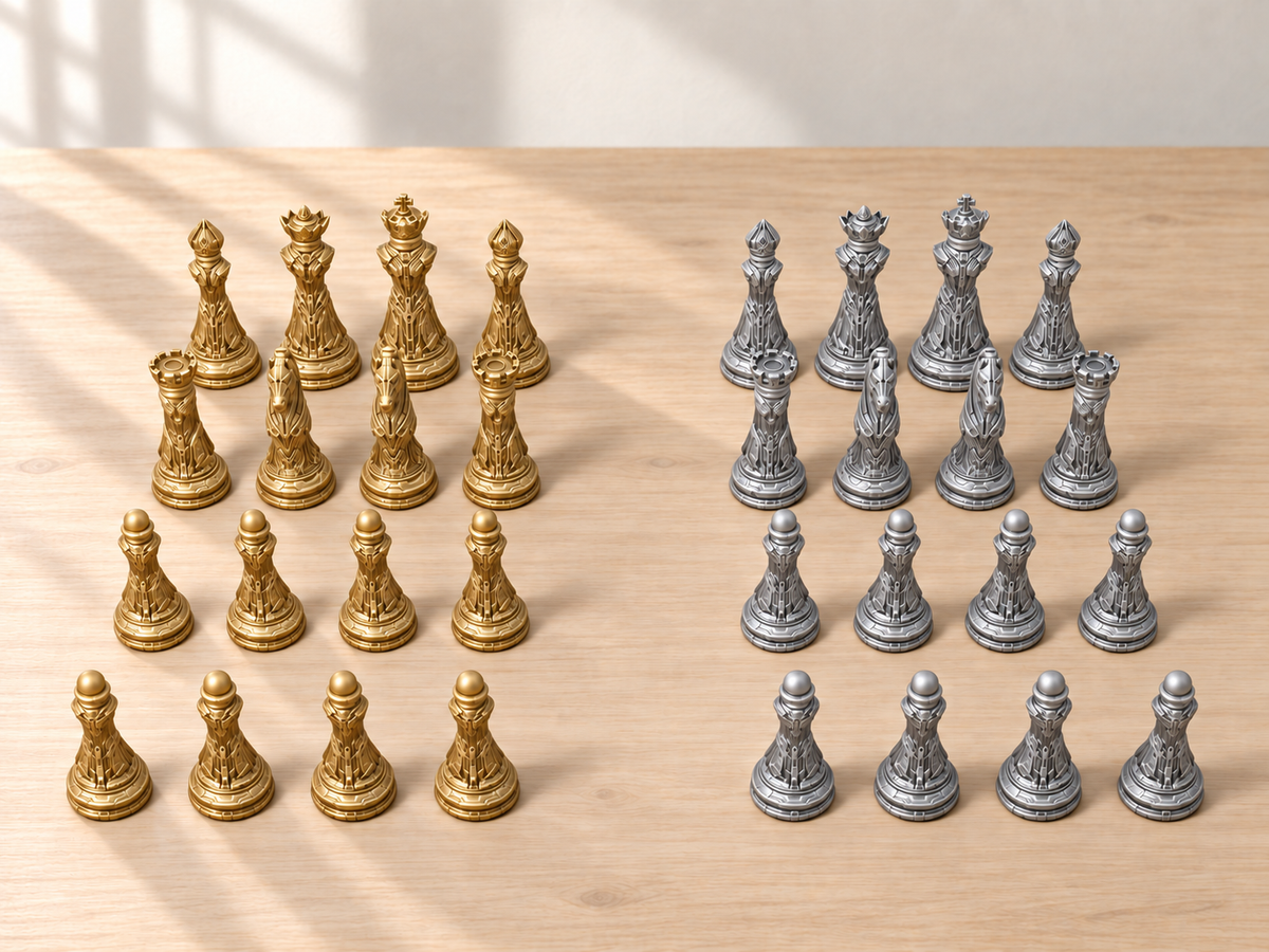 Cybercore Prime – Schachfigurenset mit 32 Figuren – Ansicht 4