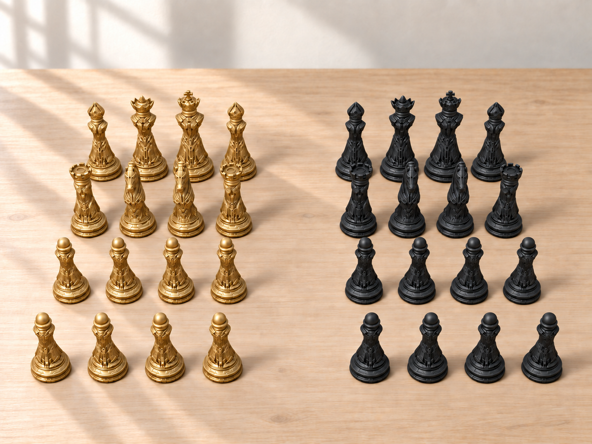 Cybercore Prime – Schachfigurenset mit 32 Figuren – Ansicht 5