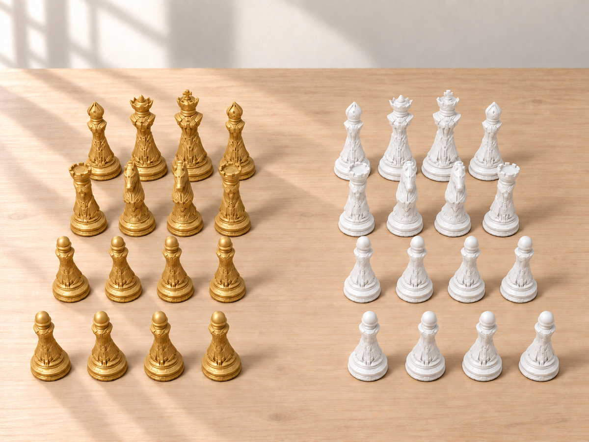 Cybercore Prime – Schachfigurenset mit 32 Figuren – Ansicht 6