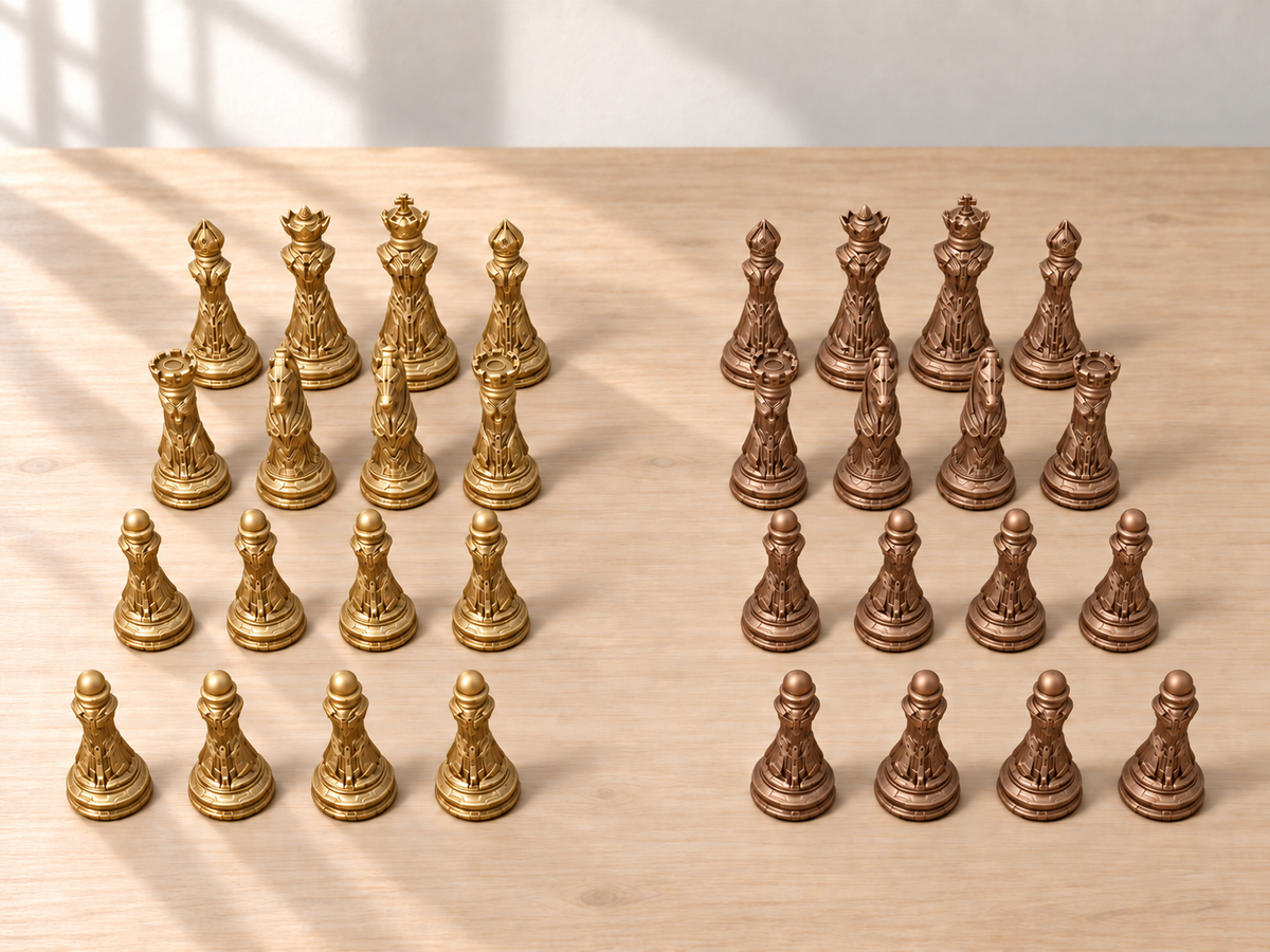 Cybercore Prime – Schachfigurenset mit 32 Figuren – Ansicht 7