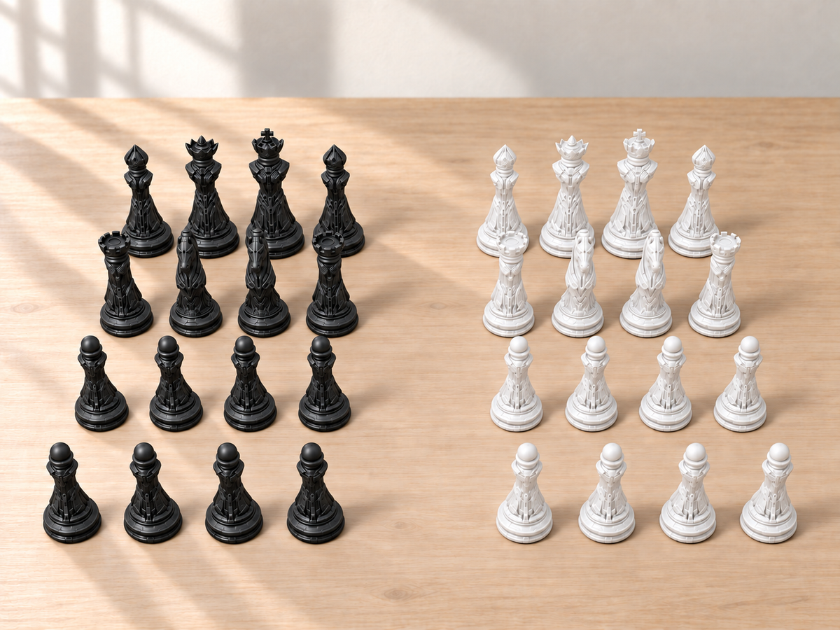 Cybercore Prime – Schachfigurenset mit 32 Figuren – Ansicht 11