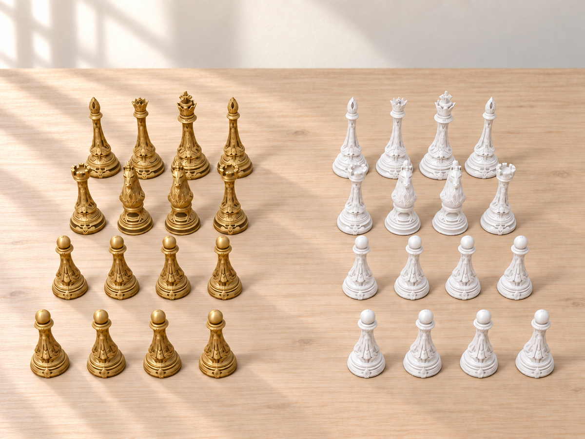 Aetheris Protocol – Schachfigurenset mit 32 Figuren – Ansicht 6