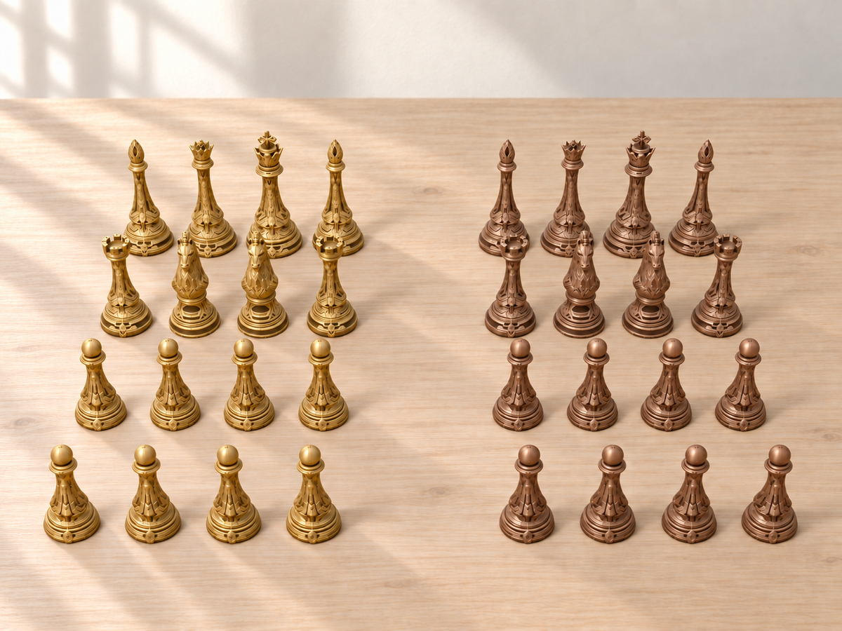 Aetheris Protocol – Schachfigurenset mit 32 Figuren – Ansicht 7