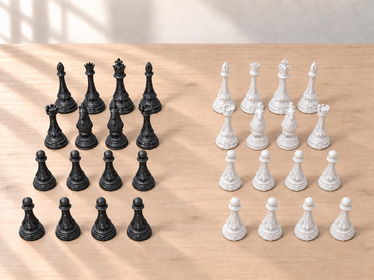 Aetheris Protocol – Schachfigurenset mit 32 Figuren – Ansicht 11