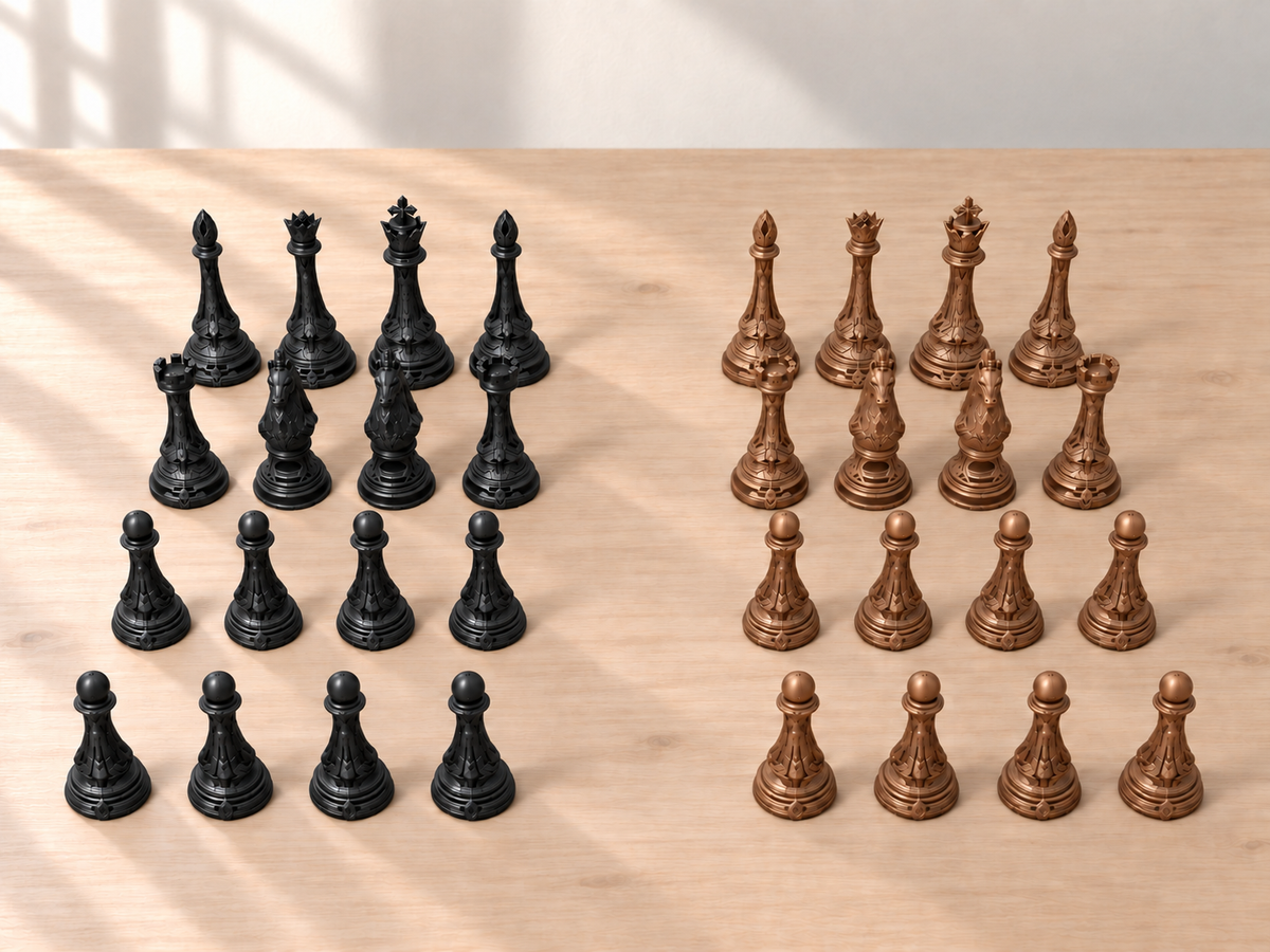 Aetheris Protocol – Schachfigurenset mit 32 Figuren – Ansicht 12