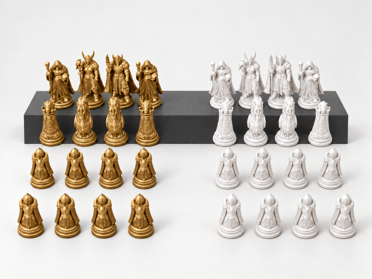 Norse Mythology – Schachfigurenset mit 32 Figuren – Ansicht 6