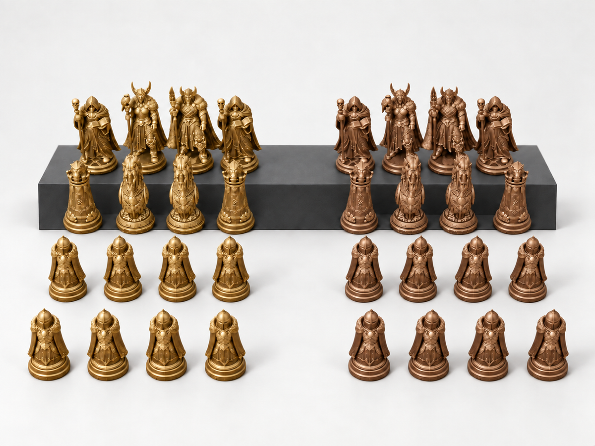 Norse Mythology – Schachfigurenset mit 32 Figuren – Ansicht 7