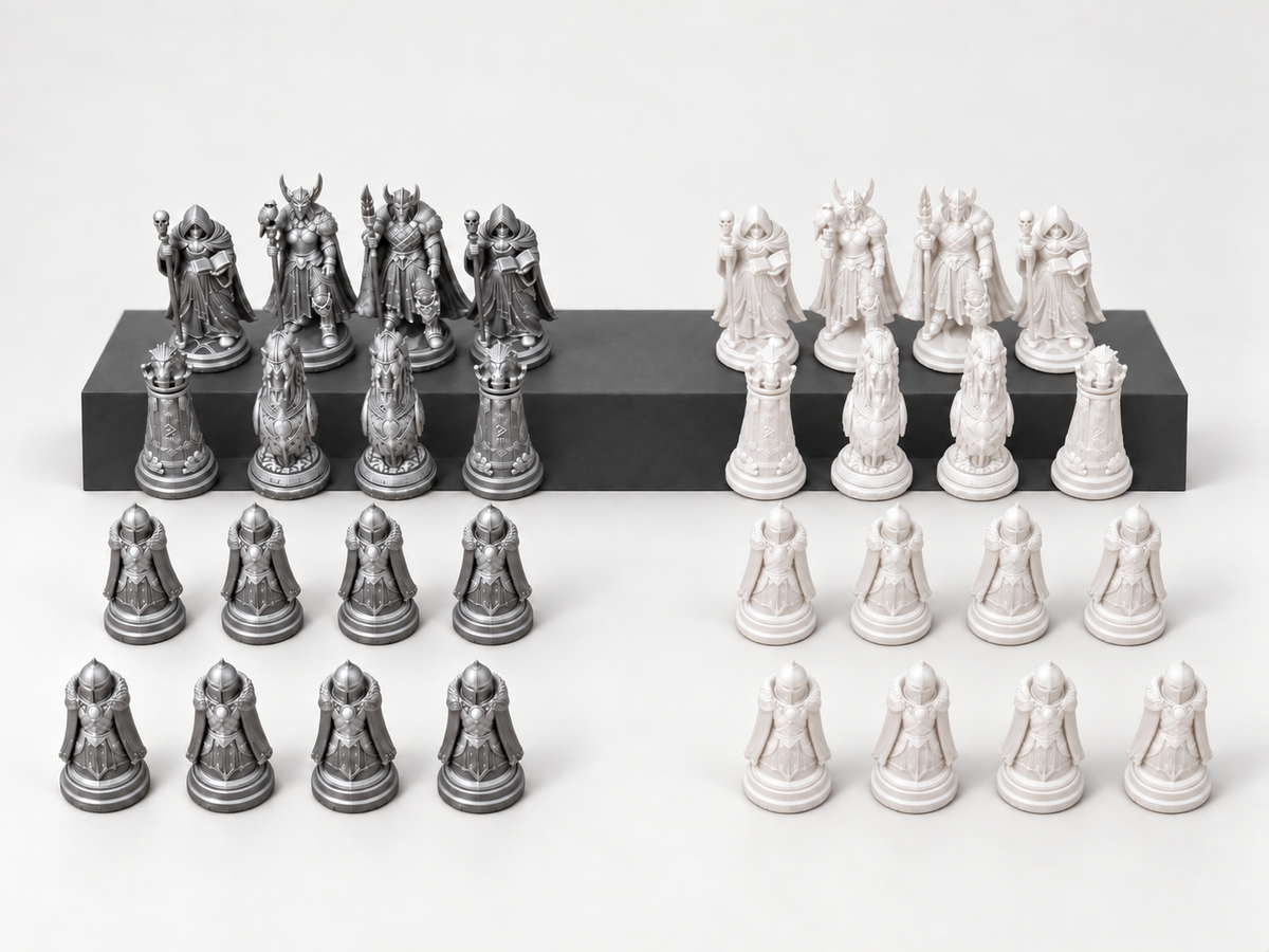 Norse Mythology – Schachfigurenset mit 32 Figuren – Ansicht 9