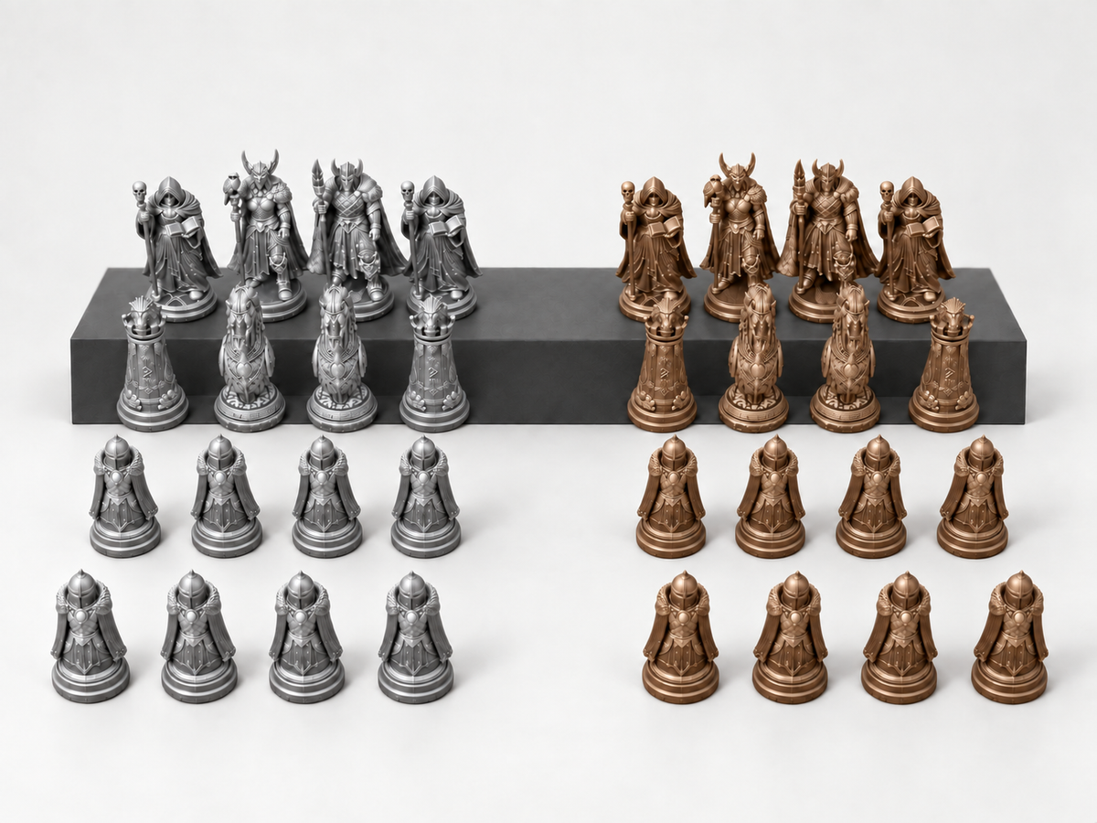 Norse Mythology – Schachfigurenset mit 32 Figuren – Ansicht 10