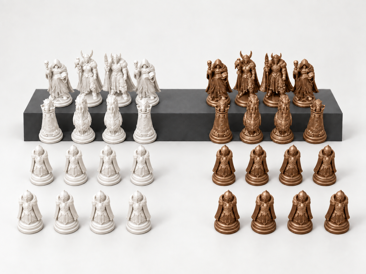 Norse Mythology – Schachfigurenset mit 32 Figuren – Ansicht 13