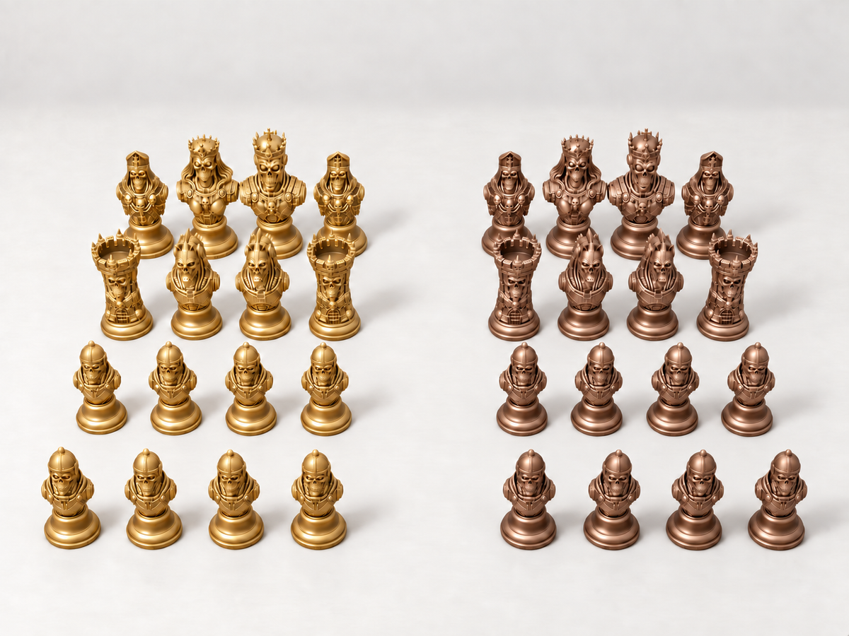 Dominion of Bone & Steel – Schachfigurenset mit 32 Figuren – Ansicht 7