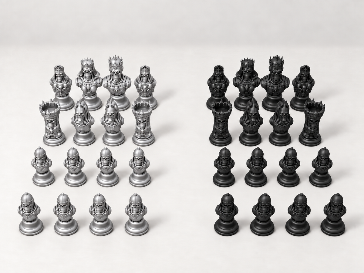 Dominion of Bone & Steel – Schachfigurenset mit 32 Figuren – Ansicht 8